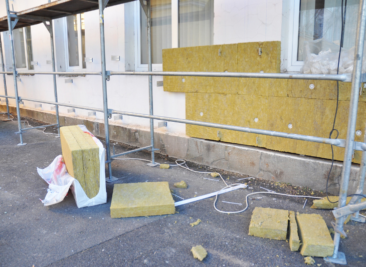 Laine de roche pour isolation phonique